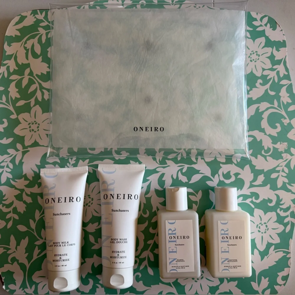 ONEIRO  Sunchasers #4 Piece Set & A Travel Bag .